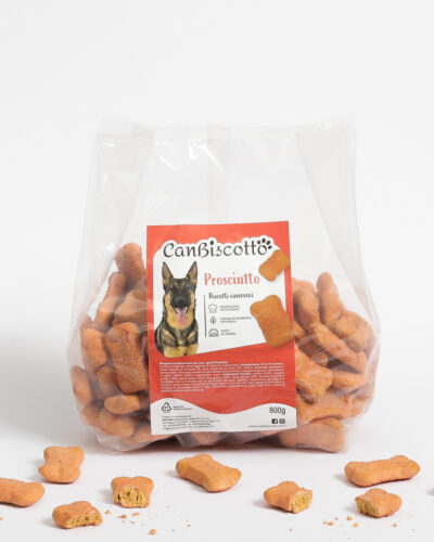 Biscotti per cani gusto Prosciutto - 800g