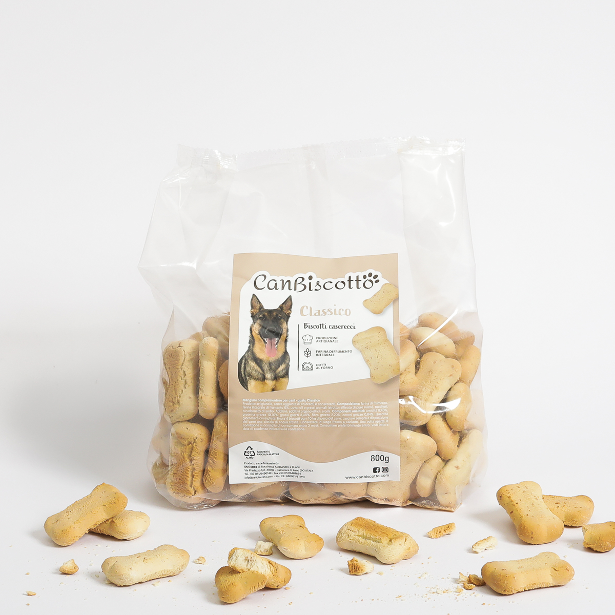 Biscotti per cani gusto Classico - 800g