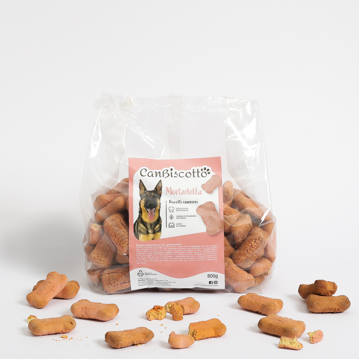 Biscotti per cani gusto Mortadella - 800g